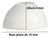 Paragolpe Topes Pvc De 1/2 Esfera Para Asiento De Inodoro - comprar online