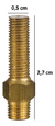 Pico Inyector Para Cocina Longvie Doble Rosca Gas Natural - comprar online
