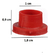 Arandela Plastica Conica Para Flexible De 1/2 Pack X100 Unid - comprar online
