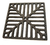 Reja Rejilla Hierro Fundido Sin Marco 30x30 Cm Piso Patio - comprar online