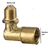 Codo Conexion De Bronce 1/8 Hembra A 1/8 Macho Pestaña Agua - comprar online