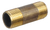 Entrerrosca Niple De Bronce Macho De 1 1/2 Pulgadas X 5 Cm