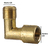 Codo Conexion De Bronce 3/8 Hembra A 3/8 Macho Para Virola - comprar online