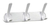 Perchero Para Pared Triple Ganchos Perchas Ropa Pack X5 Unid - comprar online