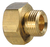 Buje Tuerca Reduccion Bronce Hembra 3/8 Macho 3/8 P/ Virola - comprar online