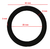 Arandela De Goma Para Valvula Automatica 42mm Pack X20 - comprar online