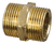 Rosca Con Tuerca 1 Pulgada Bronce Repuesto Pack X2 Unid en internet