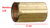 Cupla De Bronce De 1/8 Pulgada Rosca Hembra Pack X5 Unidades - comprar online