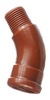Codo Curva Polipropileno H-m 45° X 1 Pulgada Agua Pack X10 en internet