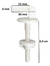 Bisagra Herraje Asiento Tapa Inodoro Ariel Butaca Pack X4 - comprar online