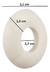 Arandela De Pvc Media Conica Agujero De 3/4 Pulgada Pack X10 - comprar online