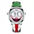 TimeClow – Relógio Masculino Quartz com Mostrador Palhaço e Design Inovador