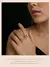 Encanto Floral – Anel Moissanite Redondo em Prata 925