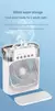 Coolight Air 3 em 1 – Ventilador com Luz e Clima Fresco : "ventilador com luz noturna", "mini ar-condicionado 3 em 1", "refrigerador de ar portátil" - Magniffica