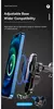 AirCharge Pro – Carregador Veicular Sem Fio 15W com Suporte - Magniffica