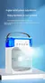 Coolight Air 3 em 1 – Ventilador com Luz e Clima Fresco : "ventilador com luz noturna", "mini ar-condicionado 3 em 1", "refrigerador de ar portátil" - loja online