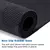 Mouse Pad Preto à Prova d'Água 40x45cm ou 40x90cm – Acessório Gamer para Mesa de Computador, Tapete de Escritório e Playmat - Mavely
