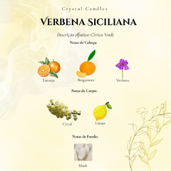 Clareza Natural – Vela Aromática de Verbena Sciliana - comprar online