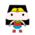 Brinquedo para montar - PAPER TOYS DC COMICS C/10 - comprar online