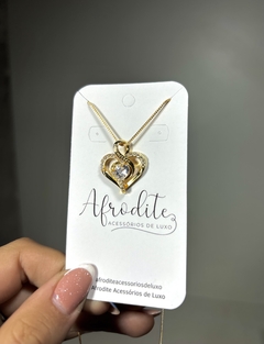 Colar folheado Amor Eterno Dourado