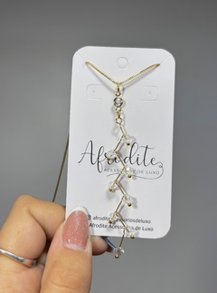 Colar folheado Crystal vine