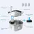 Fuente automática para gatos con ventana de nivel de agua, fuente de agua para