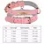 Collar de cuero personalizada para perro