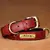 Collar de cuero personalizada para perro