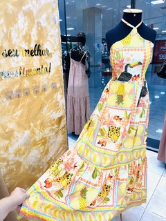 VESTIDO LUANA - ESTAMPA YELLOW - comprar online