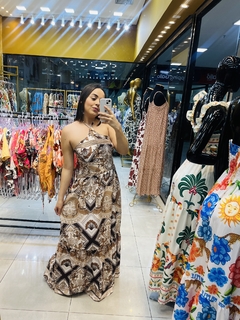VESTIDO LUANA - ESTAMPA BROWN na internet