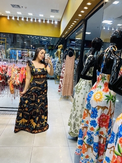 VESTIDO SOPHIA - ESTAMPA TROPICALIZAR - comprar online