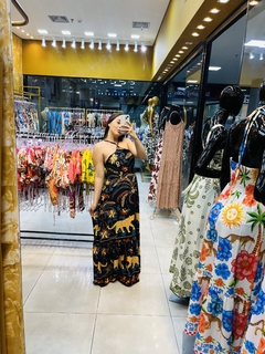 VESTIDO LUANA - ESTAMPA TROPICALIZAR - comprar online