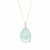 COLAR GOTA COM DETALHE DE PONTO DE LUZ - BANHO OURO 18K