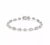 PULSEIRA RIVIERA COM ZIRCÔNIAS BRANCAS - PRATA 925