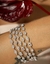 PULSEIRA RIVIERA COM ZIRCÔNIAS BRANCAS - PRATA 925 na internet