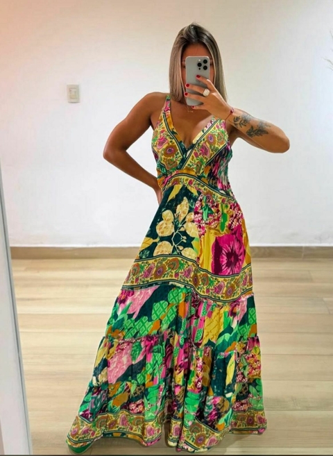 Vestido Largo de seda - comprar online