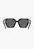 Prada PR 15WS 09Q5S0 54 - Preto/Talco - loja online