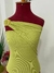 BLUSA VERDE EM RIBANA COM FIVELA