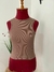 BLUSA REGATA EM RIBANA CANELADA MOCHA