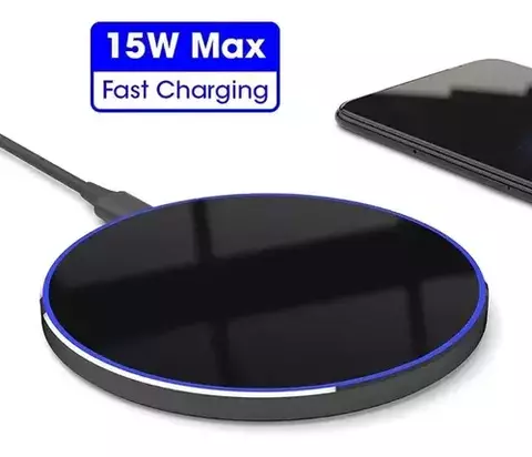 Cargador De Escritorio Inalámbrico 15W Rápido USB - comprar online