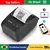 Imagem do Mini impressora térmica portátil de 58mm, impressora de recibos sem fio USB, s