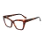 Óculos para Armação De Grau Femina Sole Acetato Tartaruga - comprar online