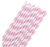 Sorbete Polipapel blanco c/rayas Rosas x 25 u - comprar online