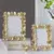 Golden Ginkgo Frame – Moldura Retrô Americana Dourada