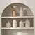 Nordic Bloom – Vaso Decorativo de Cerâmica Branco - comprar online