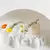 Nordic Bloom – Vaso Decorativo de Cerâmica Branco - comprar online