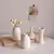 Nordic Bloom – Vaso Decorativo de Cerâmica Branco - Volatto Home