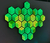 Luminária Hexagonal LED de Parede RGB na internet