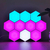 Luminária Hexagonal LED de Parede RGB - comprar online
