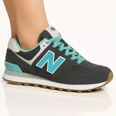 New Balance 574 Classic Grey & Torquoise ® 4,9 ⭐⭐⭐⭐⭐ (73) en internet